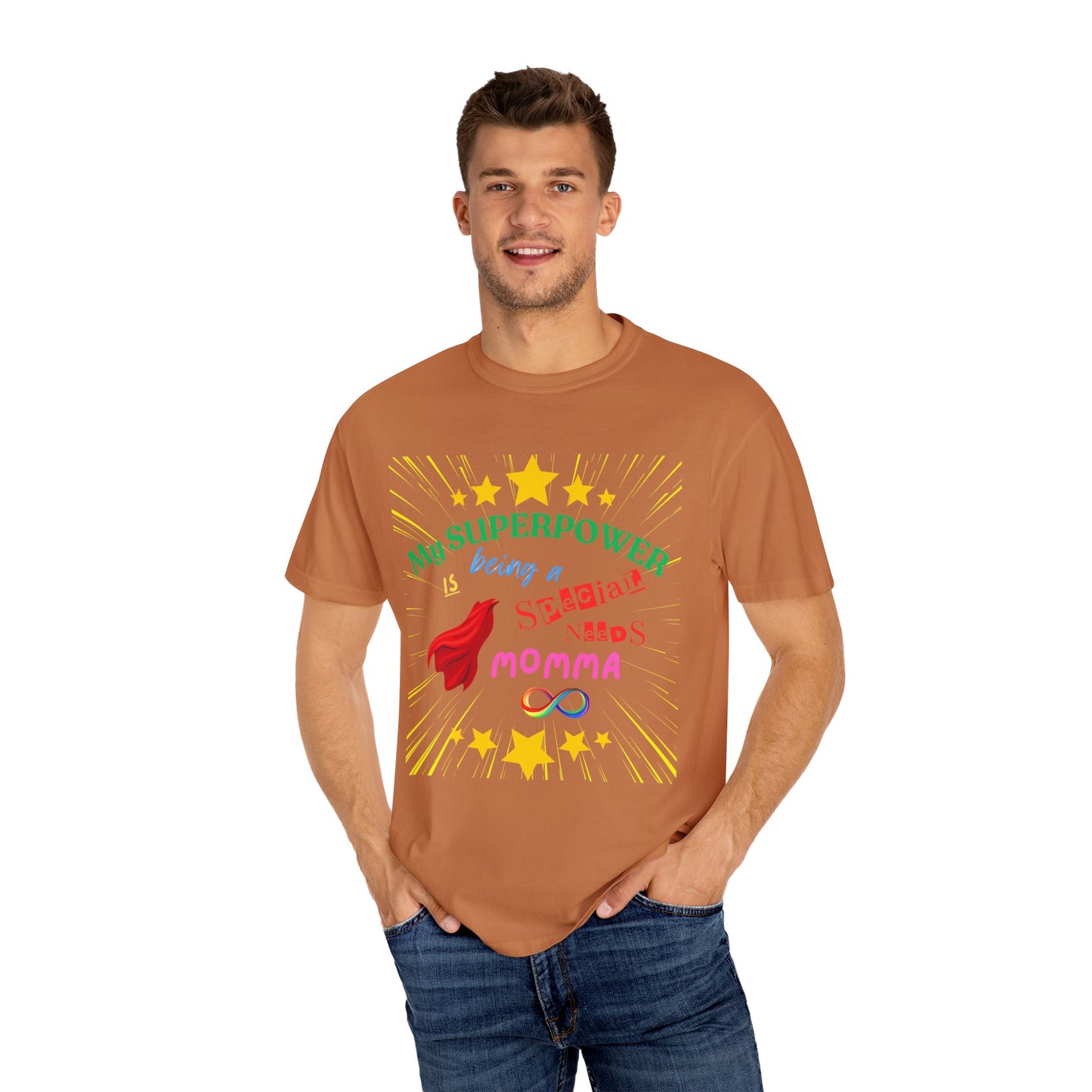 Momma Superpower Unisex T-Shirt - Support Special Needs, Autism, Neurodiversity