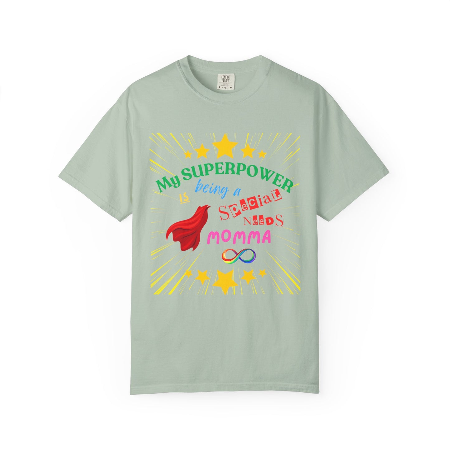 Momma Superpower Unisex T-Shirt - Support Special Needs, Autism, Neurodiversity