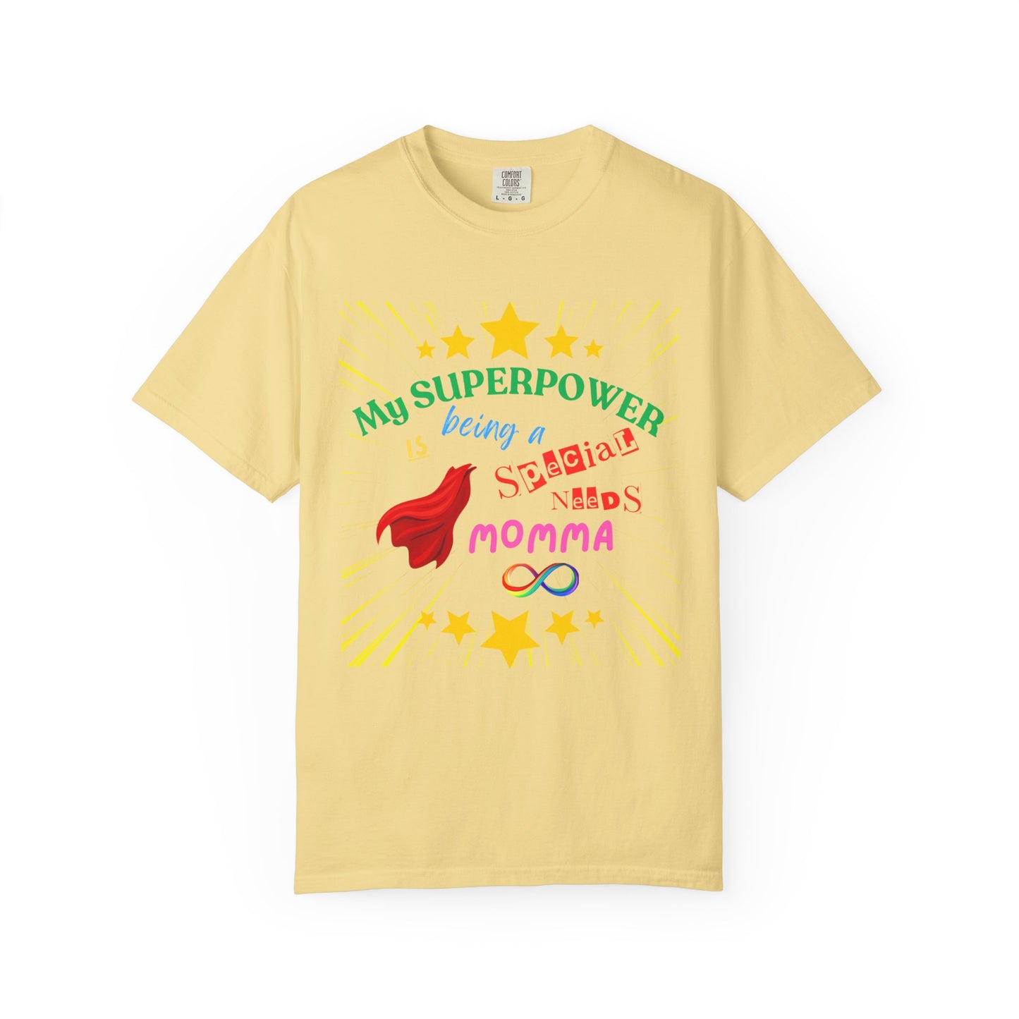 Momma Superpower Unisex T-Shirt - Support Special Needs, Autism, Neurodiversity