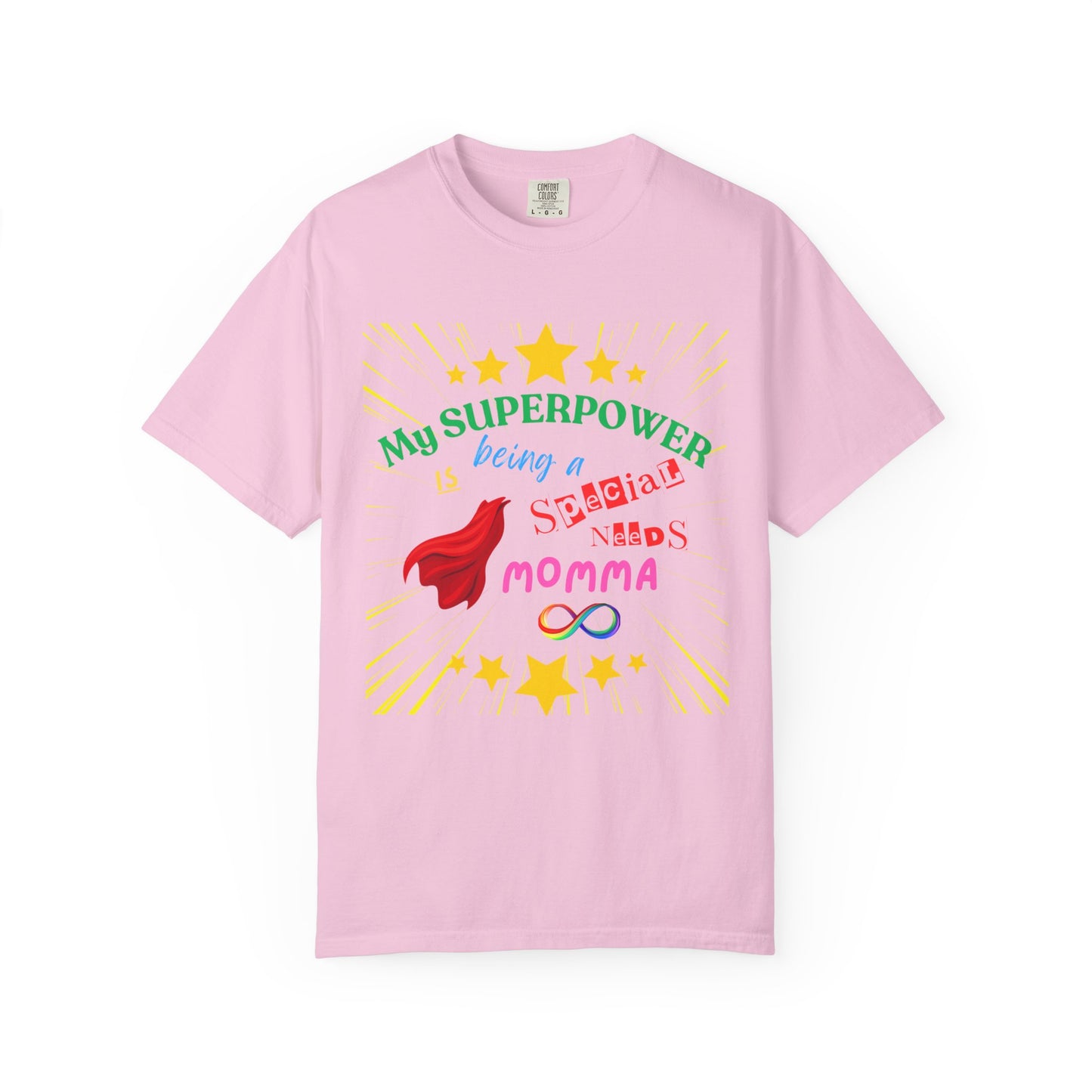 Momma Superpower Unisex T-Shirt - Support Special Needs, Autism, Neurodiversity