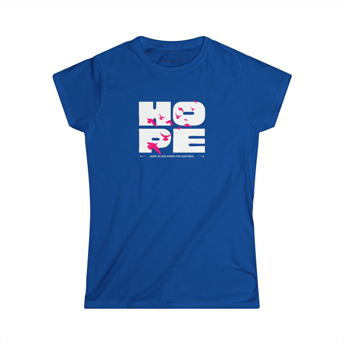 Hope-Themed Women's Softstyle Tee, Inspirational Shirt, Gift for Her, Casual Wear, Motivational Fashion