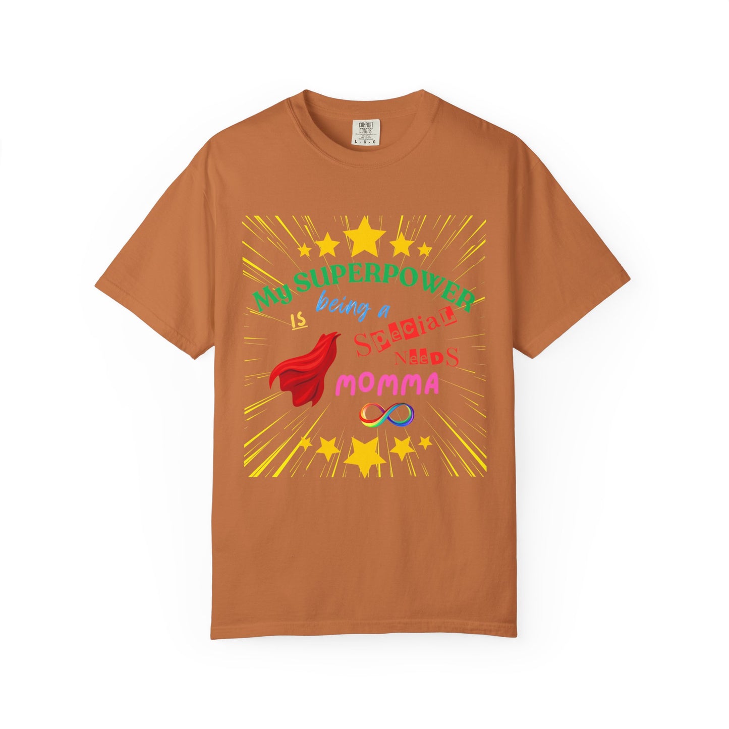 Momma Superpower Unisex T-Shirt - Support Special Needs, Autism, Neurodiversity