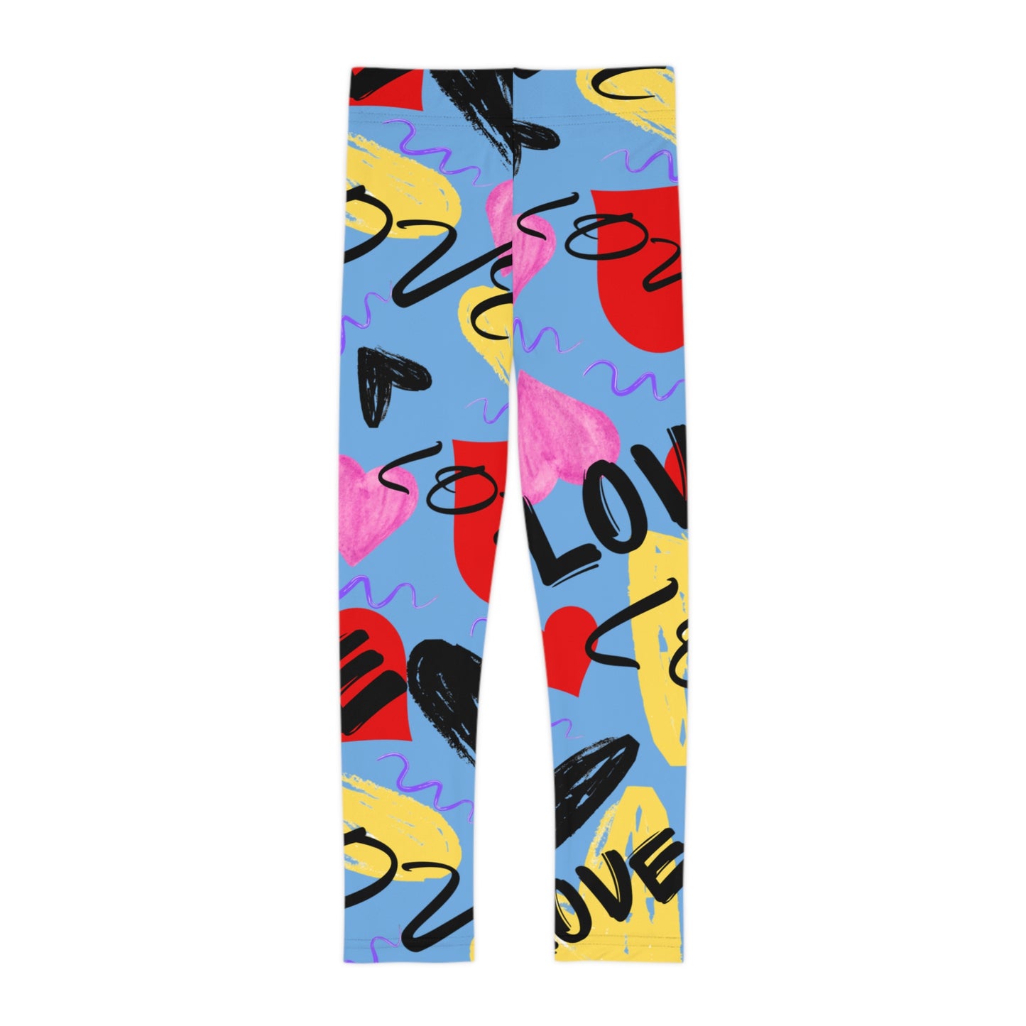 Heart Kids Leggings, Fun Activewear, Valentine’s Day Gift, Cute Everyday Wear, Comfortable Kids Fashion, Playful Legging Set