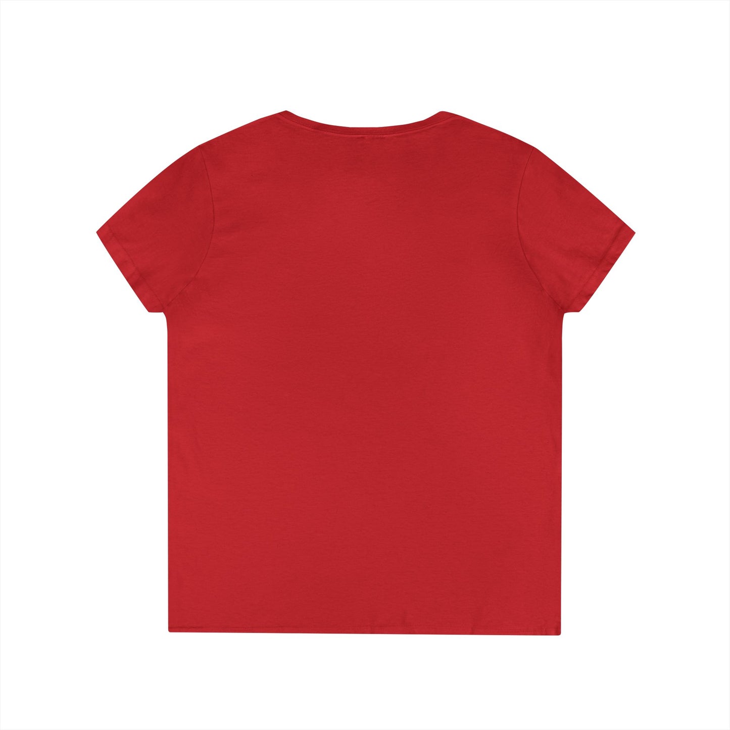 Women's Love Deep V-Neck T-Shirt with Heart Design