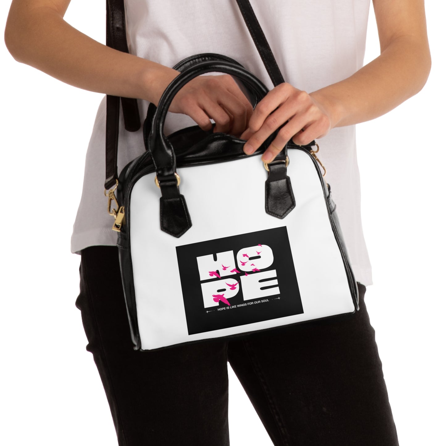 Hope Shoulder Handbag, Stylish Tote, Everyday Purse, Perfect Gift for Her, Fashion Accessory for Any Occasion