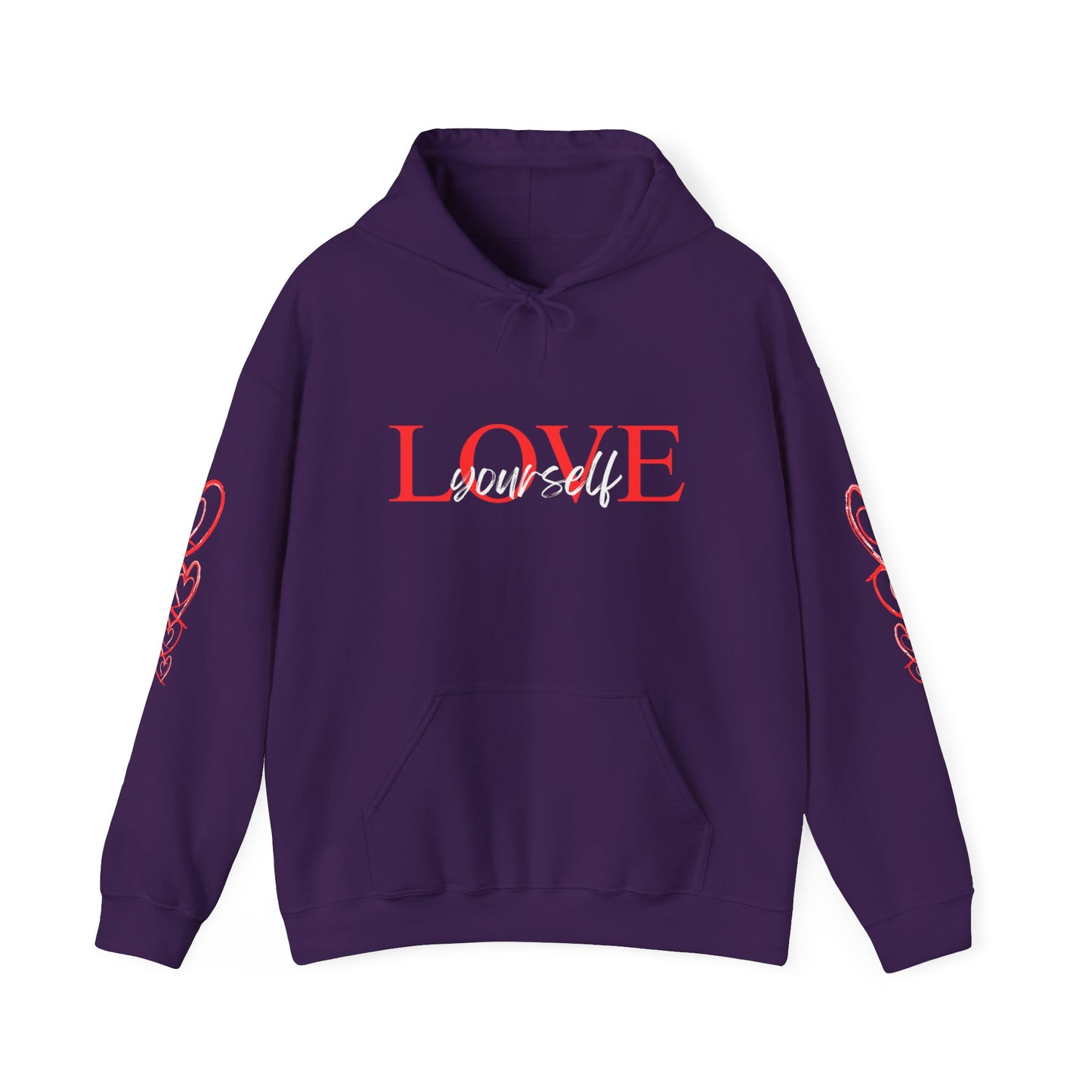 Love Sweatshirt, Cozy Unisex Hoodie, Gift for Her, Valentine's Day Apparel, Everyday Comfort Wear, Layering Essential