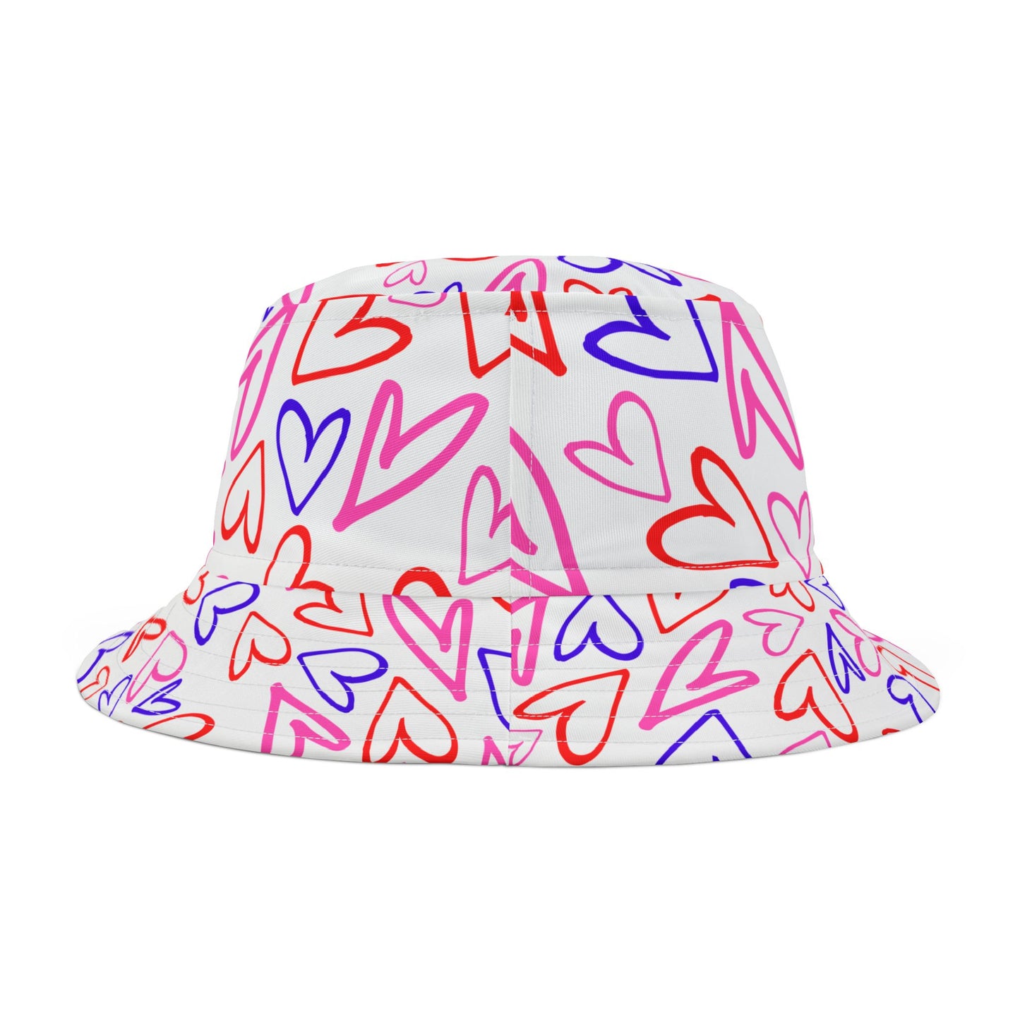 Bucket Hat - Heart Design Fun and Full of Love