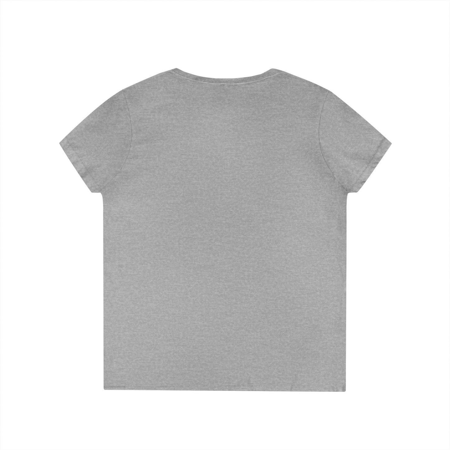 Women's Love Deep V-Neck T-Shirt with Heart Design