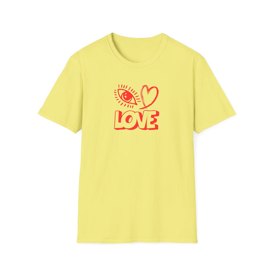I 'Love' Love Unisex Shirt - Positive Vibe Softstyle T-Shirt