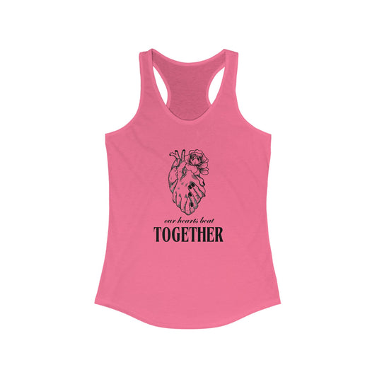 Heart Beats Together Women's Tank