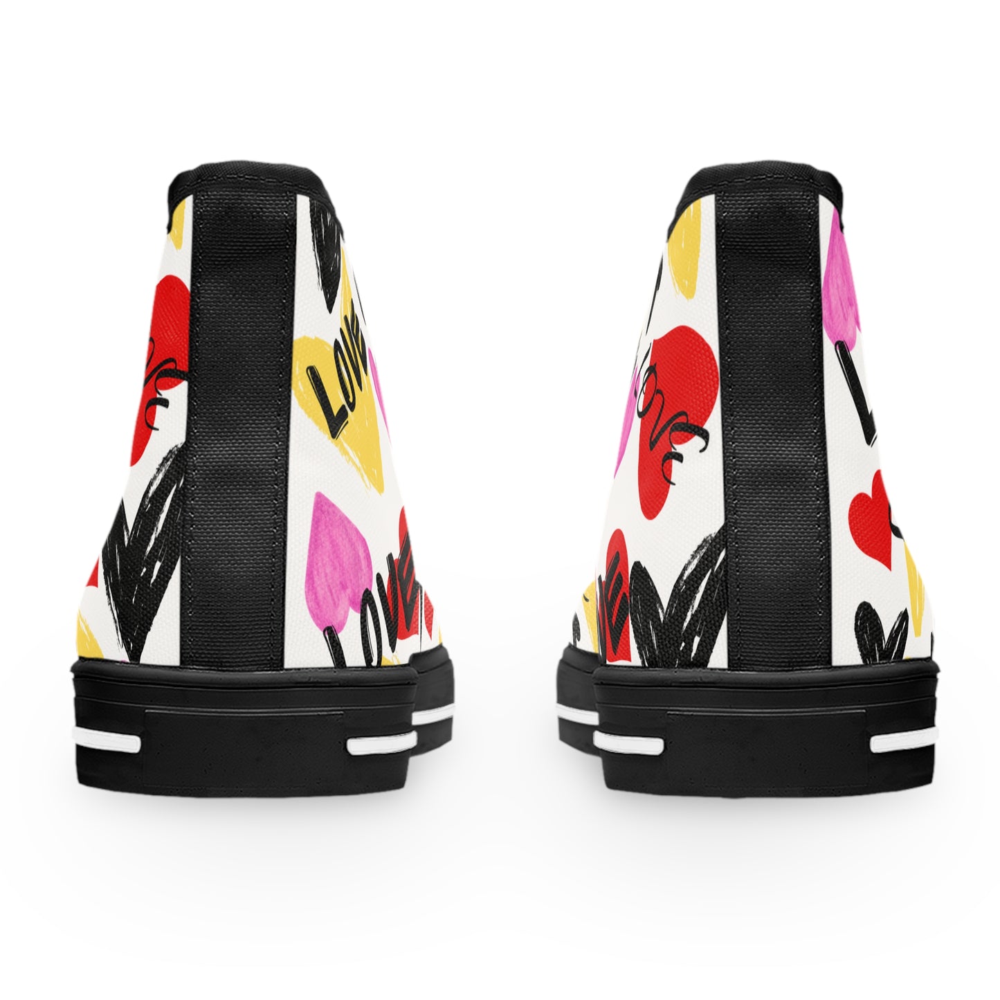 Heart Graffiti High Tops