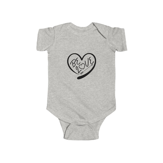Infant Bodysuit - 'Be Love' - Adorable Gift for Baby Showers, Infant Outfits, Cute Casual Wear, Valentine's Day, New Parents
