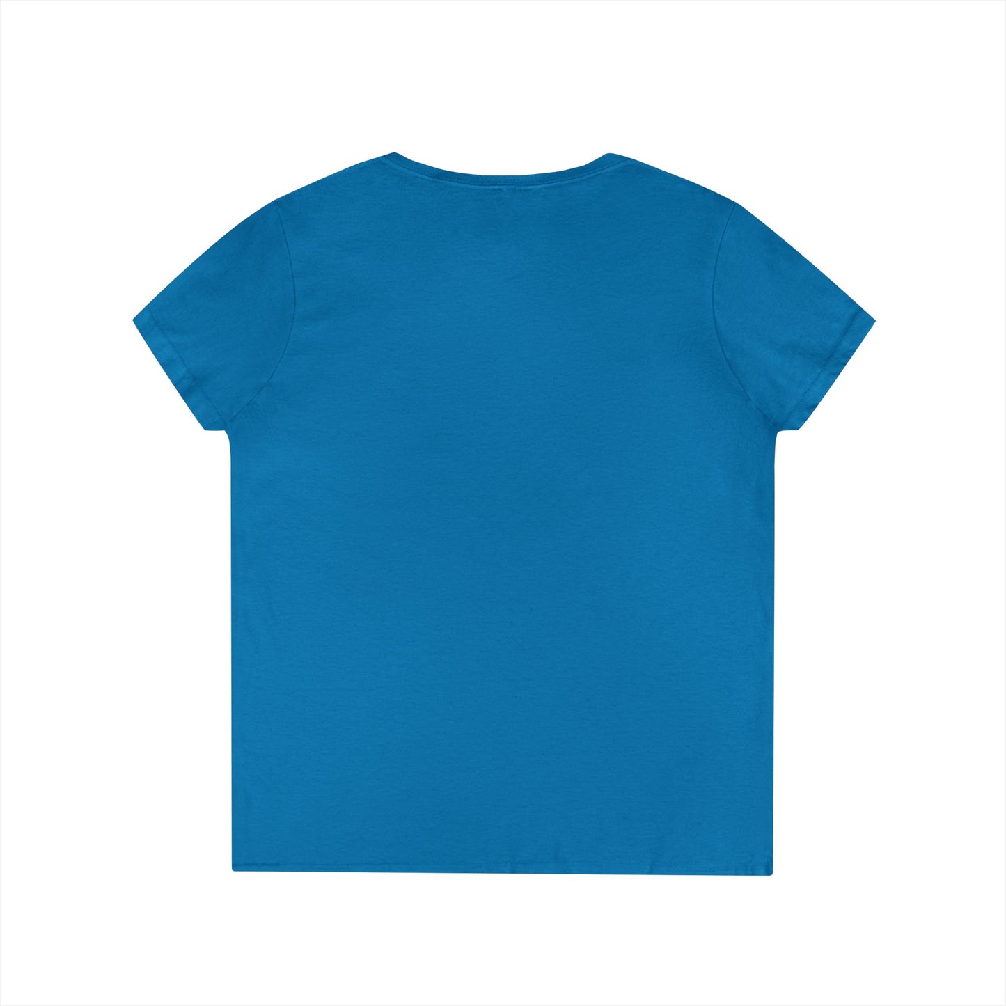 Women's Love Deep V-Neck T-Shirt with Heart Design