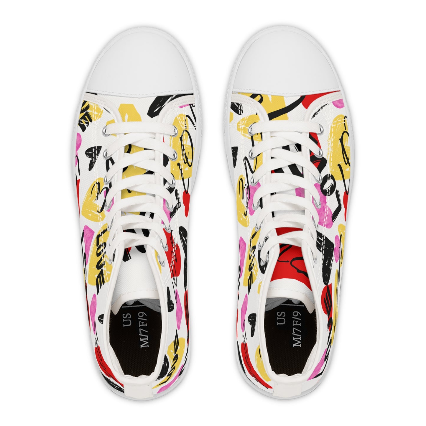 Heart Graffiti High Tops