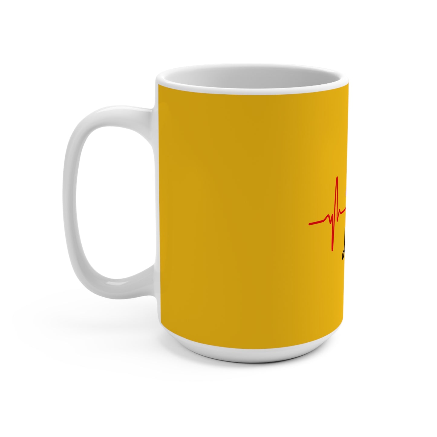 Mug 15oz Autisim Heartbeat for Autisim Awareness Coffee Cup