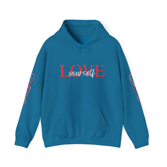 Love Sweatshirt, Cozy Unisex Hoodie, Gift for Her, Valentine's Day Apparel, Everyday Comfort Wear, Layering Essential