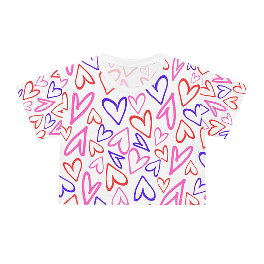 Heart Crop Tee for Women