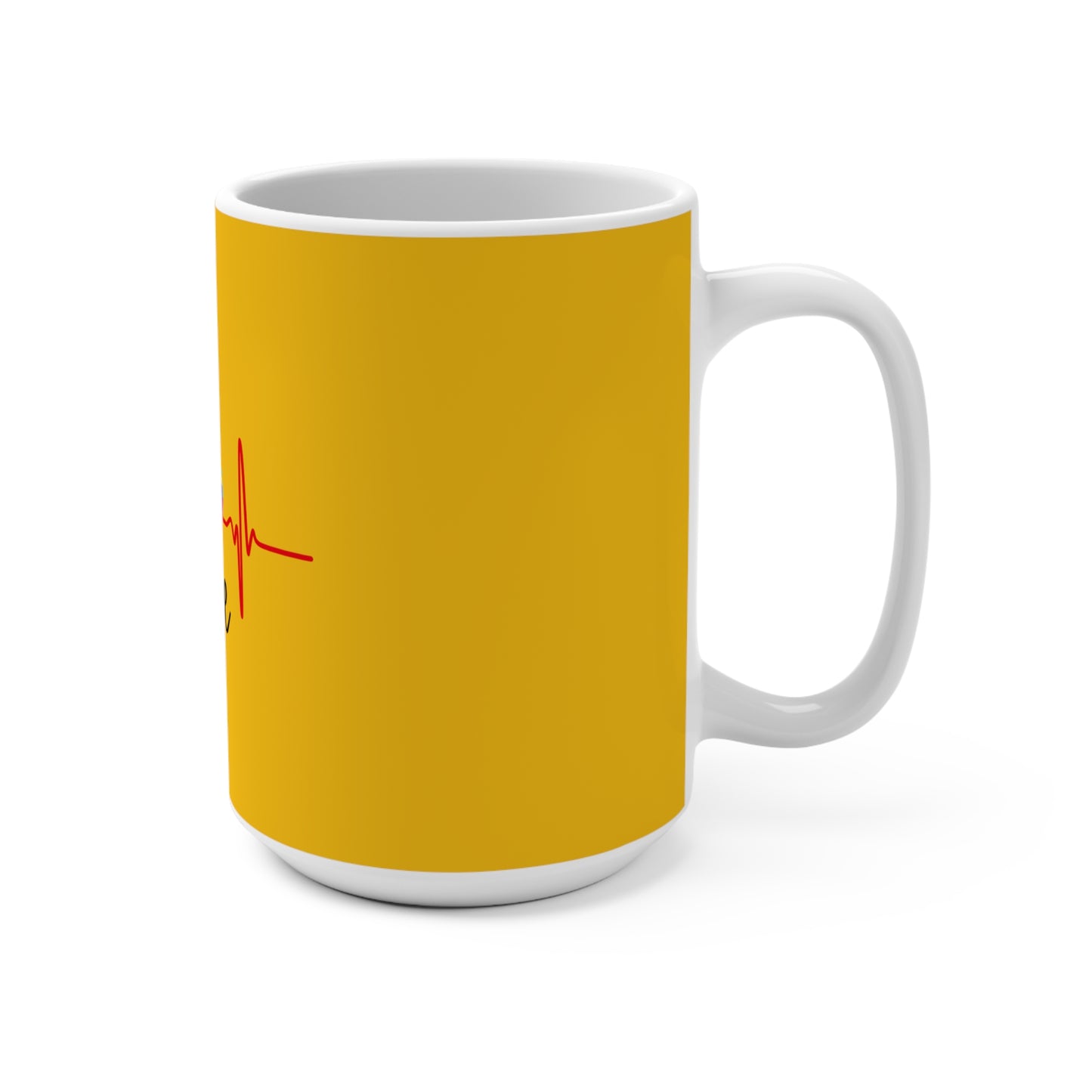 Mug 15oz Autisim Heartbeat for Autisim Awareness Coffee Cup